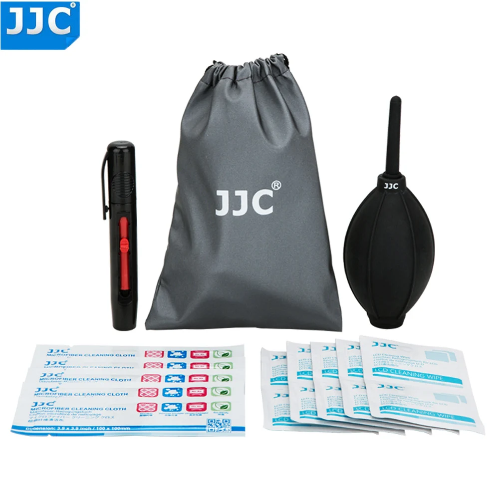 JJC CL-JD1 камера набор для очистки воздуха пыли воздуходувка волокно ткань для чистки объектива ручка для Nikon/sony/Olympus/Canon DSLR сенсор очистки