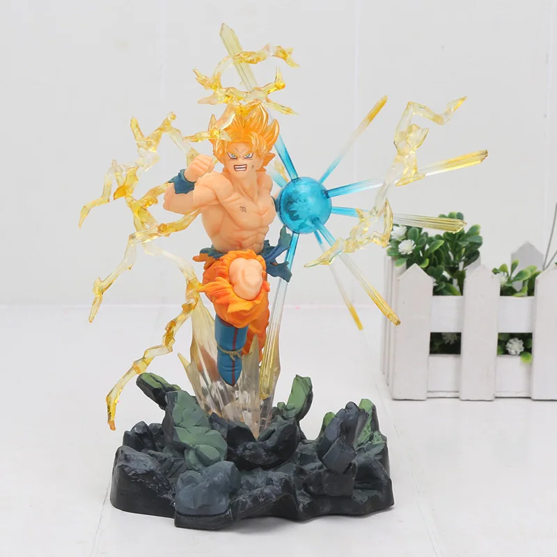 Аниме Dragon Ball Z Супер Saiyan Broly сжигание жуки Broli Гоку Vegetto gogeta pvc фигурку модель игрушка - Цвет: goku no color box