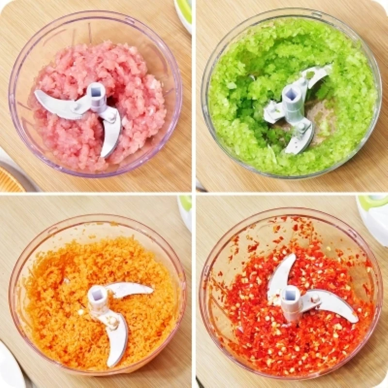 Высокоскоростной ручной блендер с лезвием из нержавеющей стали для измельчения