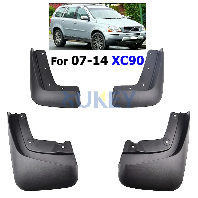 Спереди и сзади автомобиля Брызговики для VOLVO XC90 2007- брызговики 2008 2009 2010 2011 2012 2013 Брызговики Брызговик Крыло брызговиков
