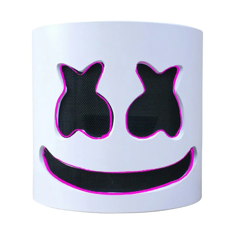 HW9P glowing mask LED DJ музыка светящиеся маски партии маскарад маски анфас Обложка Головные уборы для взрослых Косплэй Хэллоуин фестиваль вечеринок - Цвет: HW9P glowing mask