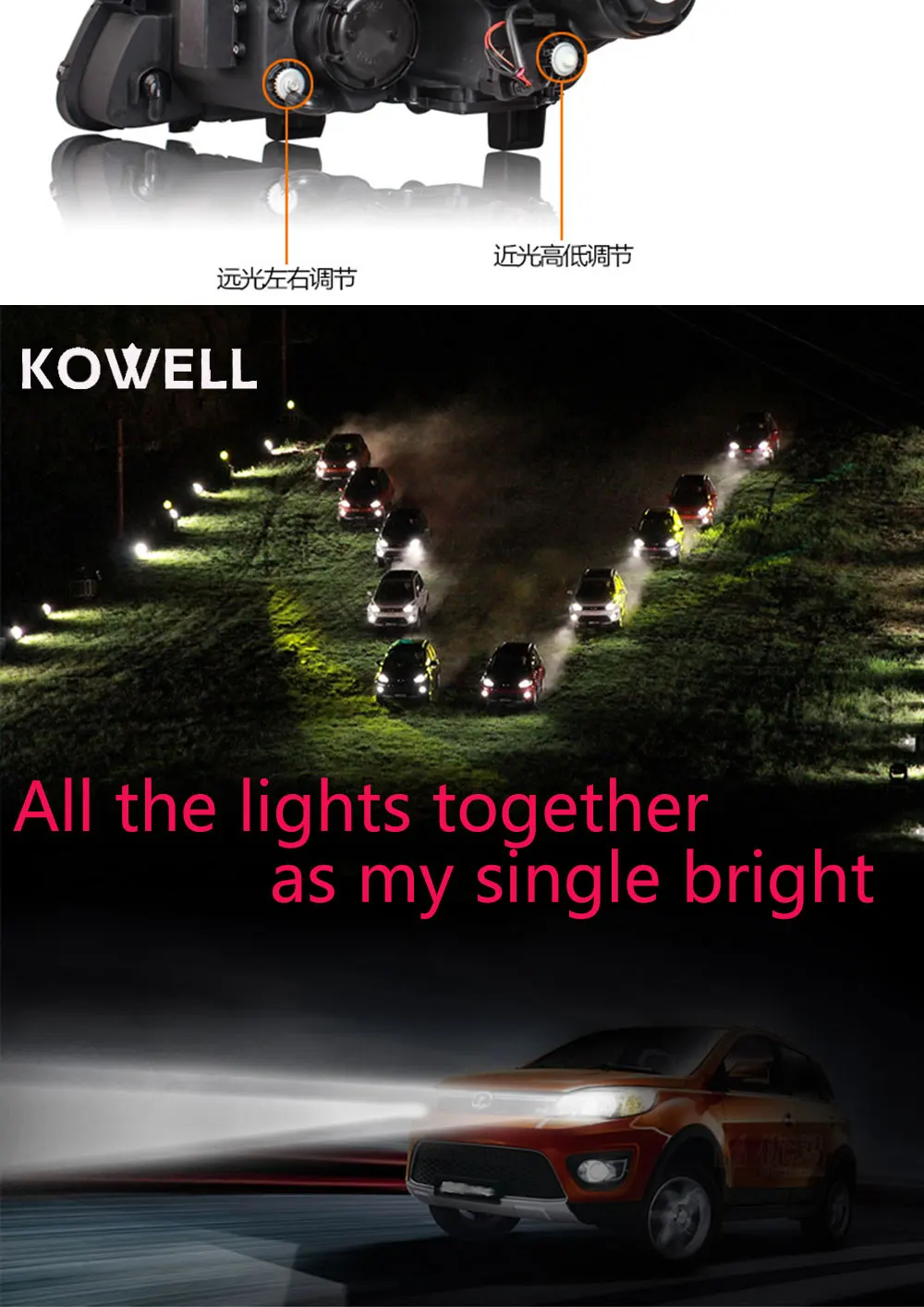 KOWELL автомобильный Стайлинг для Sonata 9 светодиодный головной светильник s Angel eye светодиодный DRL передний светильник Биксеноновая линза ксеноновая HID комплект