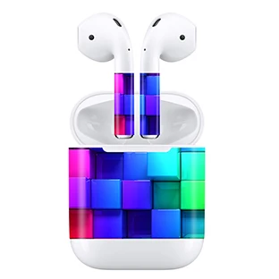 A018 GOOYIYO-для Apple AirPods 1 2 DIY персональная наклейка наушники Проводная зарядная коробка 3M виниловая наклейка цветные аксессуары для кожи - Цвет: A018