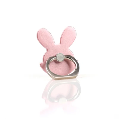 Pink Rabbit Кольцо на палец, подставка для мобильного телефона, смартфона, держатель для iPhone X, 8, 7, 6, 6S Plus, 5S, смартфон, IPAD, MP3, автомобильный держатель, подставка для samsung - Цвет: Pink Rabbit