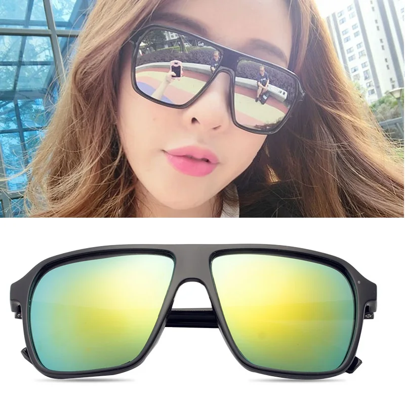 Бренд ретро стимпанк кадров череп площадь Мужской Солнцезащитные очки для