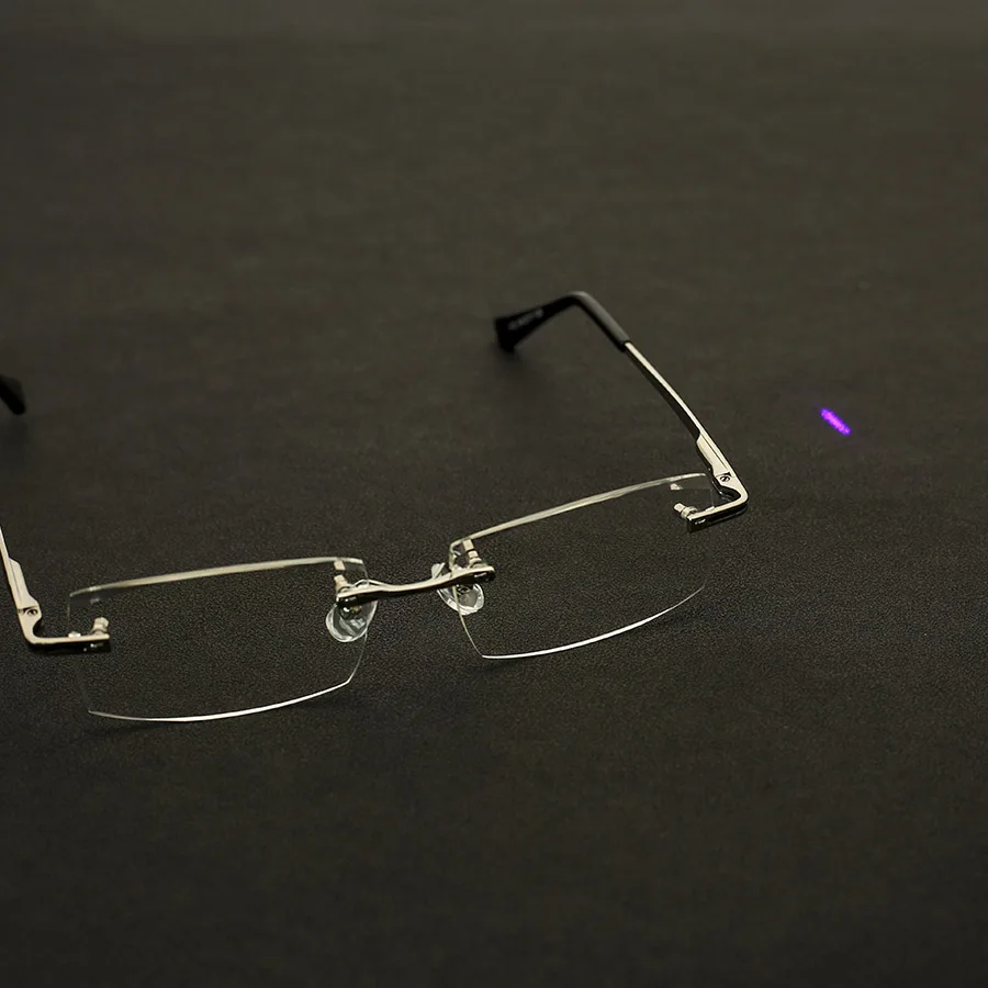 Для мужчин без оправы простое зеркало компьютерная оптическая оправа для очков