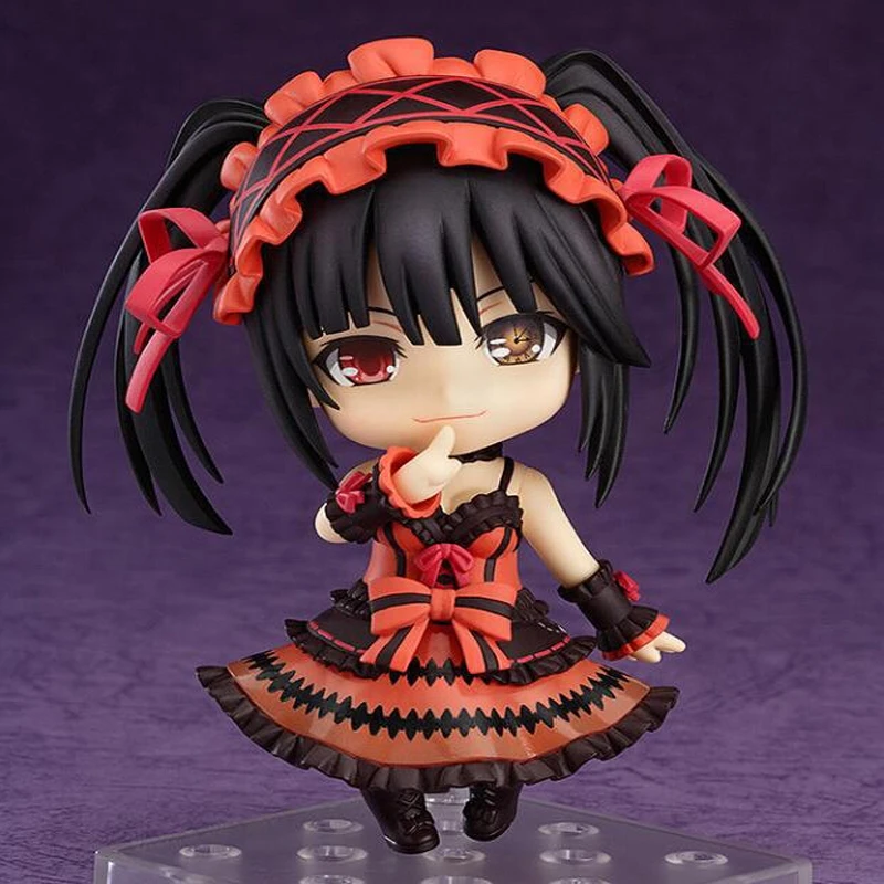 Новинка Nendoroid Аниме Фигурка Дата A Live Tokisaki Kurumi 466 Brinquedos ПВХ фигурка модель куклы детские игрушки " 10 см Y6047