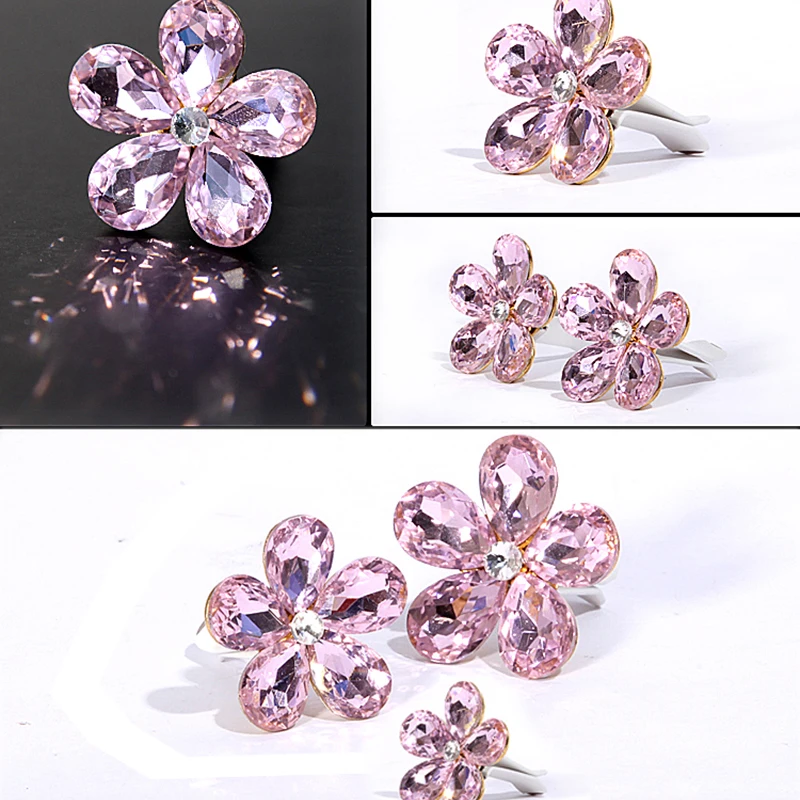 3 шт. креативный Хрустальный цветок со стразами освежитель воздуха в автомобиль