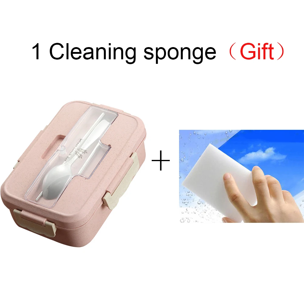 Bento Box Ланч-бокс контейнер для еды Ланчбокс с подогревом детский Снэк Пшеничная