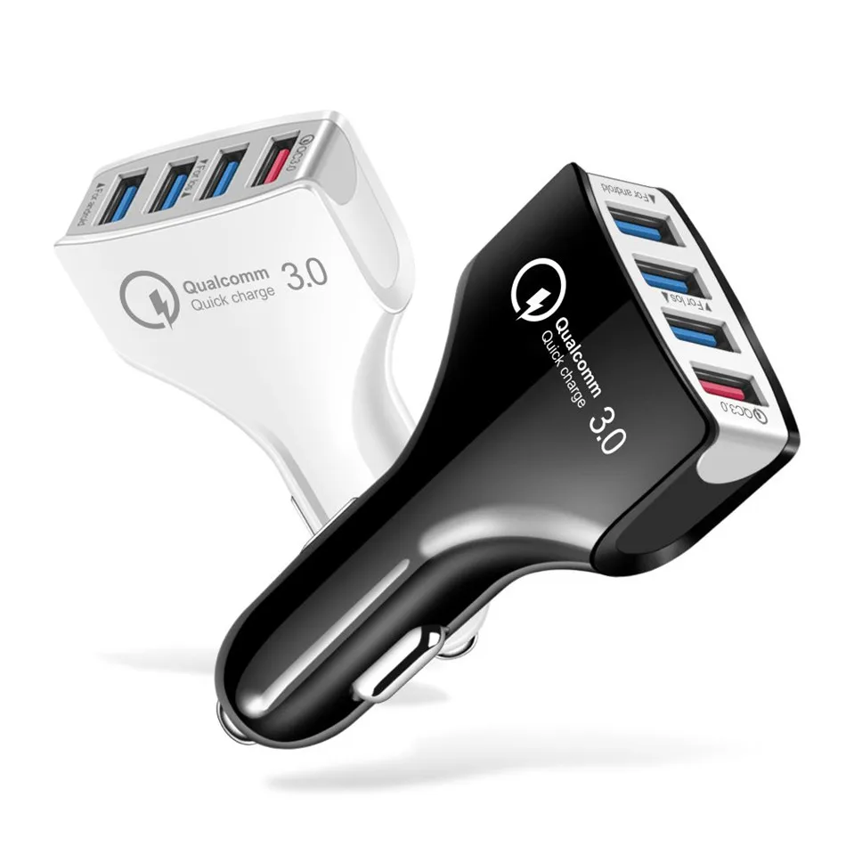 CRDC Быстрая зарядка 3,0 USB Автомобильное зарядное устройство для iPhone samsung huawei Xiaomi Мобильный телефон QC 3,0 быстрое автомобильное зарядное устройство для телефона автомобильное зарядное устройство
