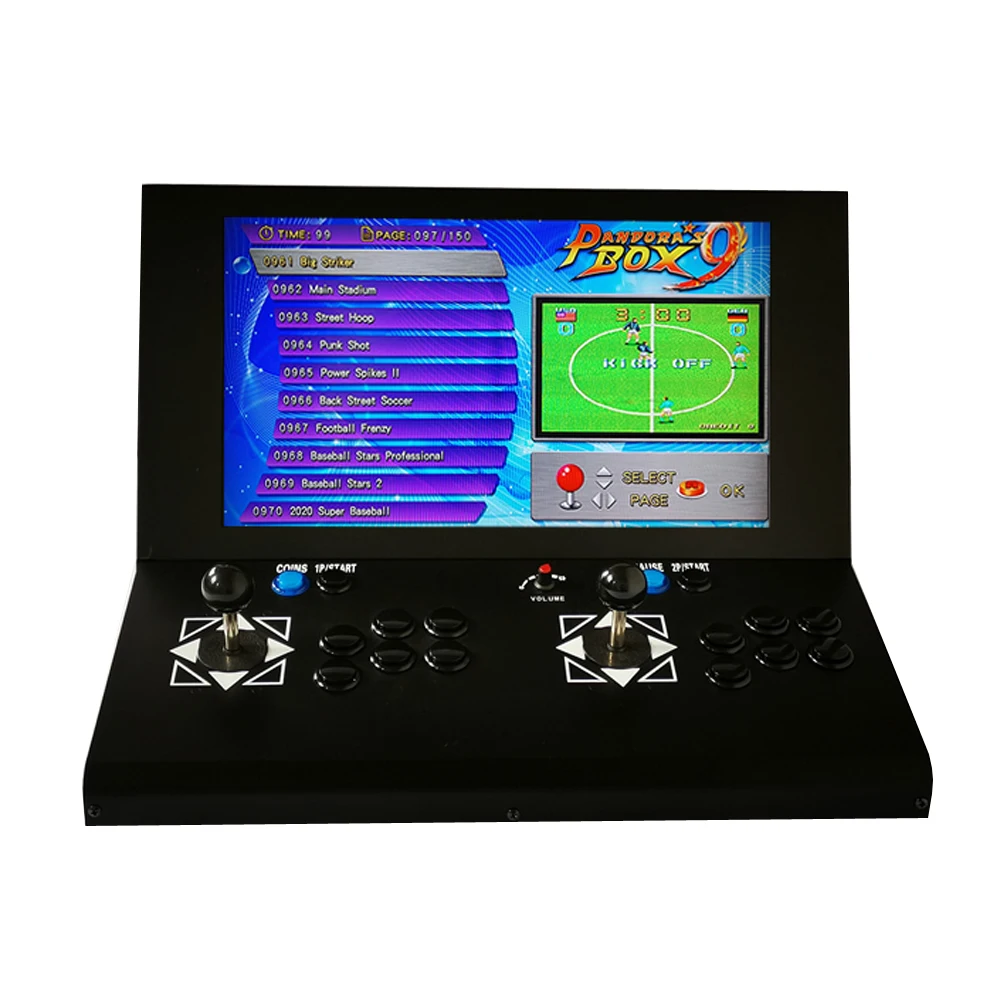 19 дюймов lcd мини настольная верхняя машина с классическими играми 1500 В 1 игра PCB/длинный вал джойстик/мини verticle Тип аркадная машина