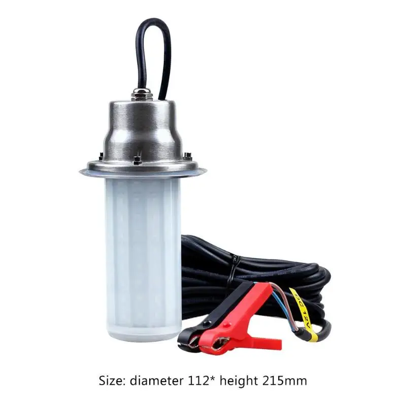 12V 50W рыбалка светильник 276 SMD5630 светодиодный подводный приманка Рыболокаторы лампа для креветки кальмар криля