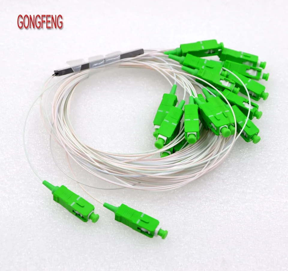 GONGFENG 2 шт. Новый волоконно оптический сплиттер разъем PLC 2:16 волоконный свиной