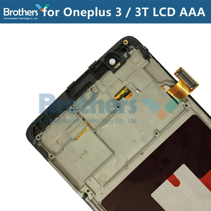ЖК-экран для Oneplus 3 3T ЖК-дисплей для Oneplus 3 3T A3000 сенсорный экран в сборе с рамкой сенсорный дигитайзер TFT экран тест