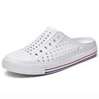 Летняя обувь; Мужские Пляжные шлепанцы; дышащие Вьетнамки; открытые шлепанцы; сандалии для пар; пляжные сабо на плоской подошве; Zapatos De Hombre