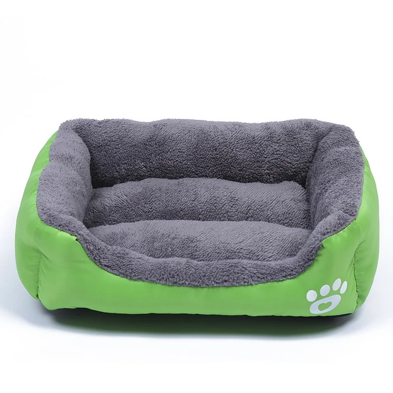 Собака Кошка Кровать щенок Подушки дом Мягкий хлопок флис теплый питомник