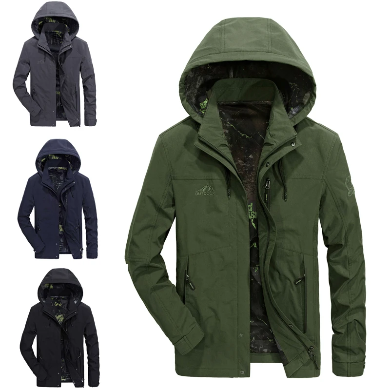 Мужские куртки для походов MANLI ветронепроницаемое пальто альпинизма кемпинга