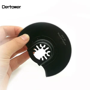 Пильные лезвия 88 мм, 1 шт., Осциллирующие мульти-инструменты, HCS, быстросъемный Мультитул, твердосплавное лезвие для пилы для резки по дереву и металлу