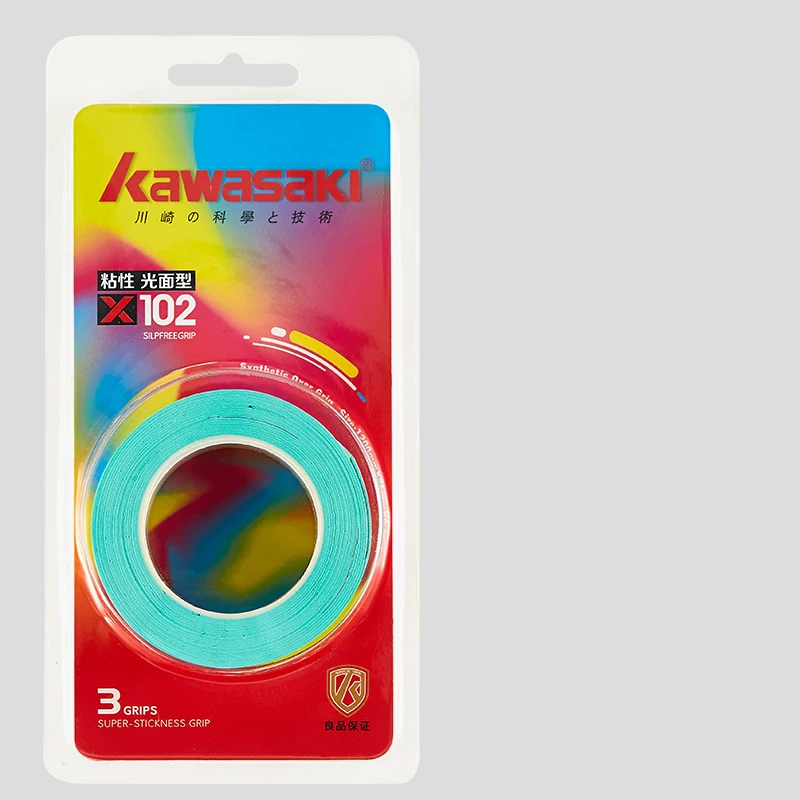 Green 3 шт./лот Kawasaki овергрип Противоскользящий дышащий спортивный верх Теннисный напульсник овергрип лента бадминтон ракетка Грипсы X102 - Цвет: Green