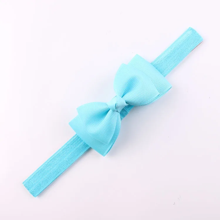 6 шт./лот DIY лента для волос бант девочек повязка на голову с красным бантом