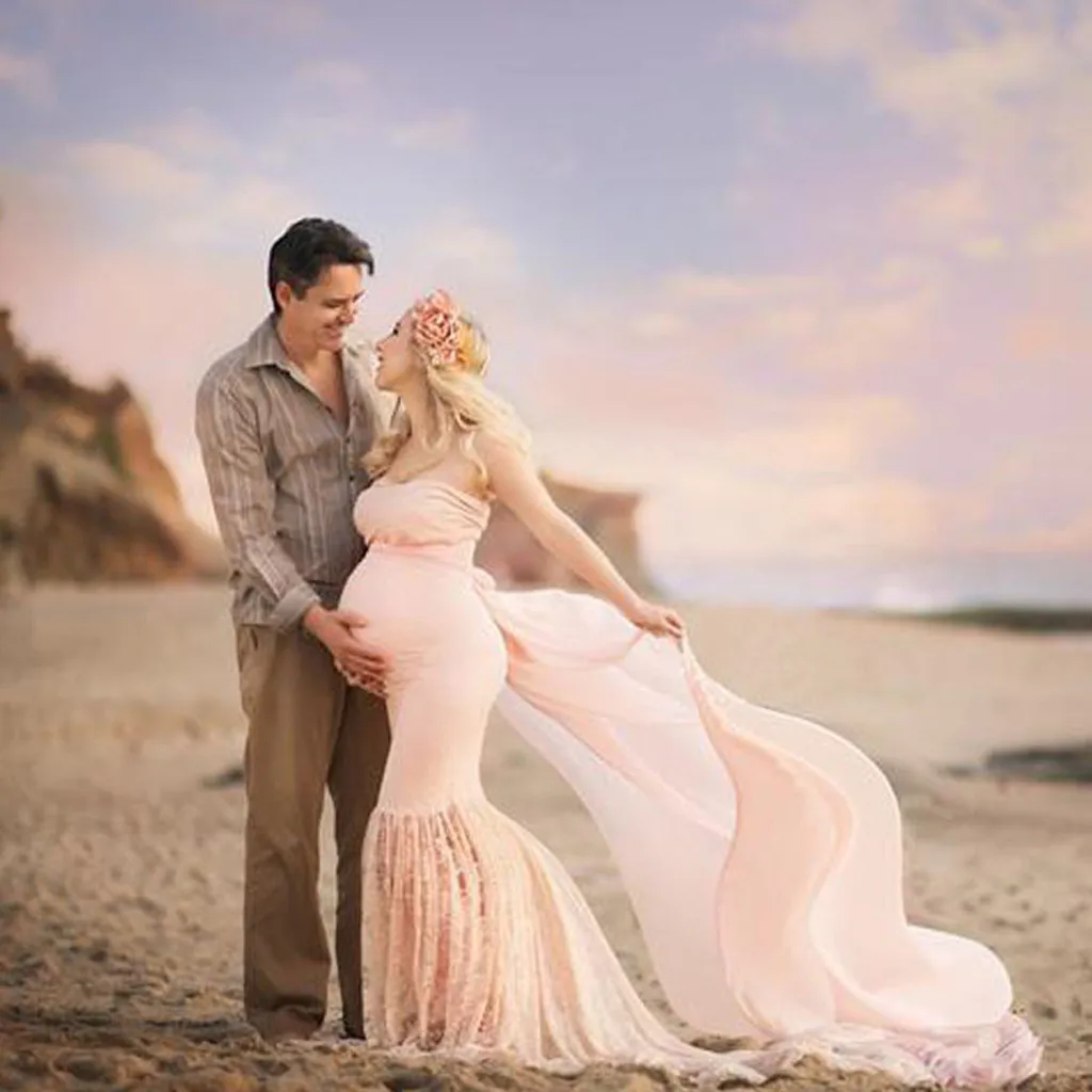 SAGACE реквизит для беременных фотографий платья сексуальное кружевное длинное