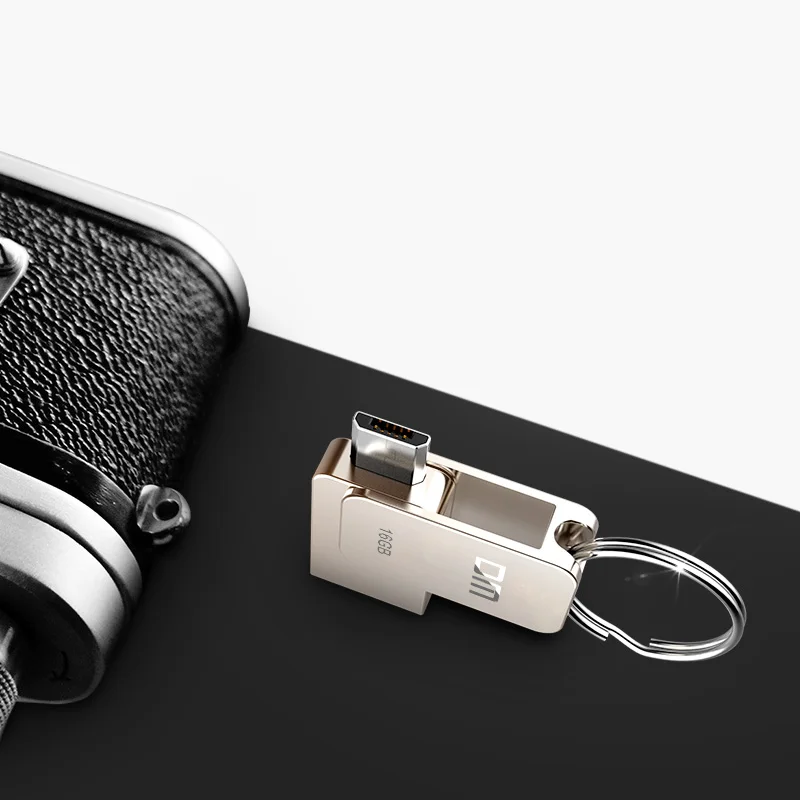 DM PD020 USB флеш-накопитель, 16 Гб металлический OTG флеш-накопитель, высокоскоростная USB 2,0 карта памяти 32 Гб флеш-накопитель, реальная емкость 8 Гб U диск