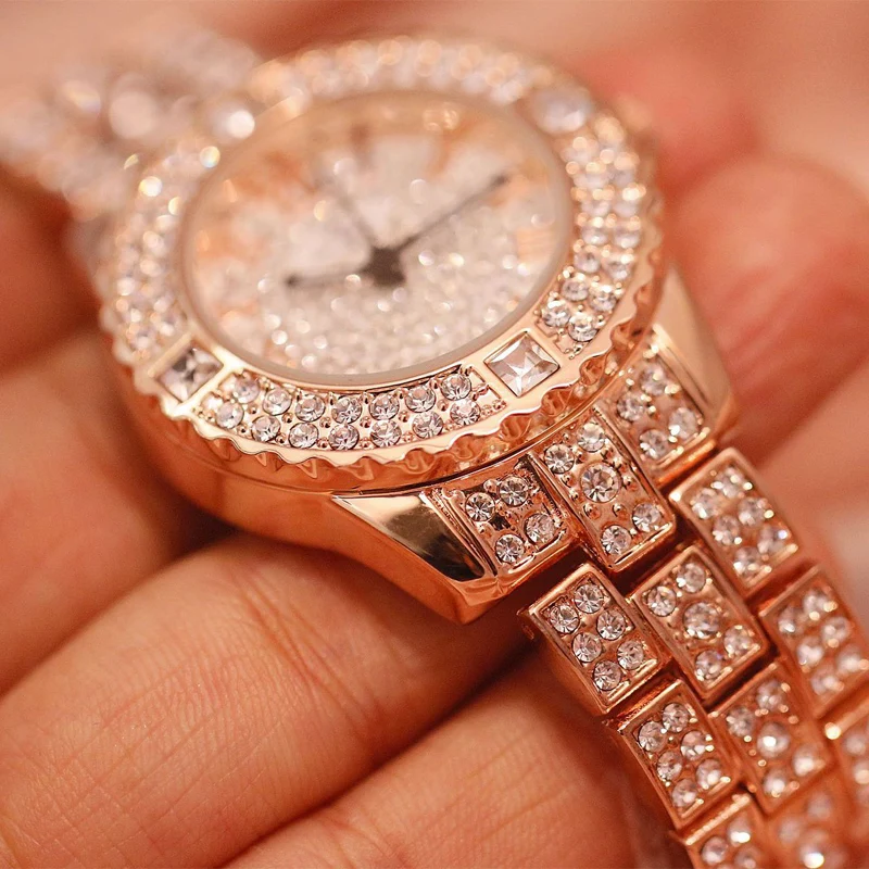 Montres femme BS повседневные женские часы брендовые роскошные с бриллиантами Женские
