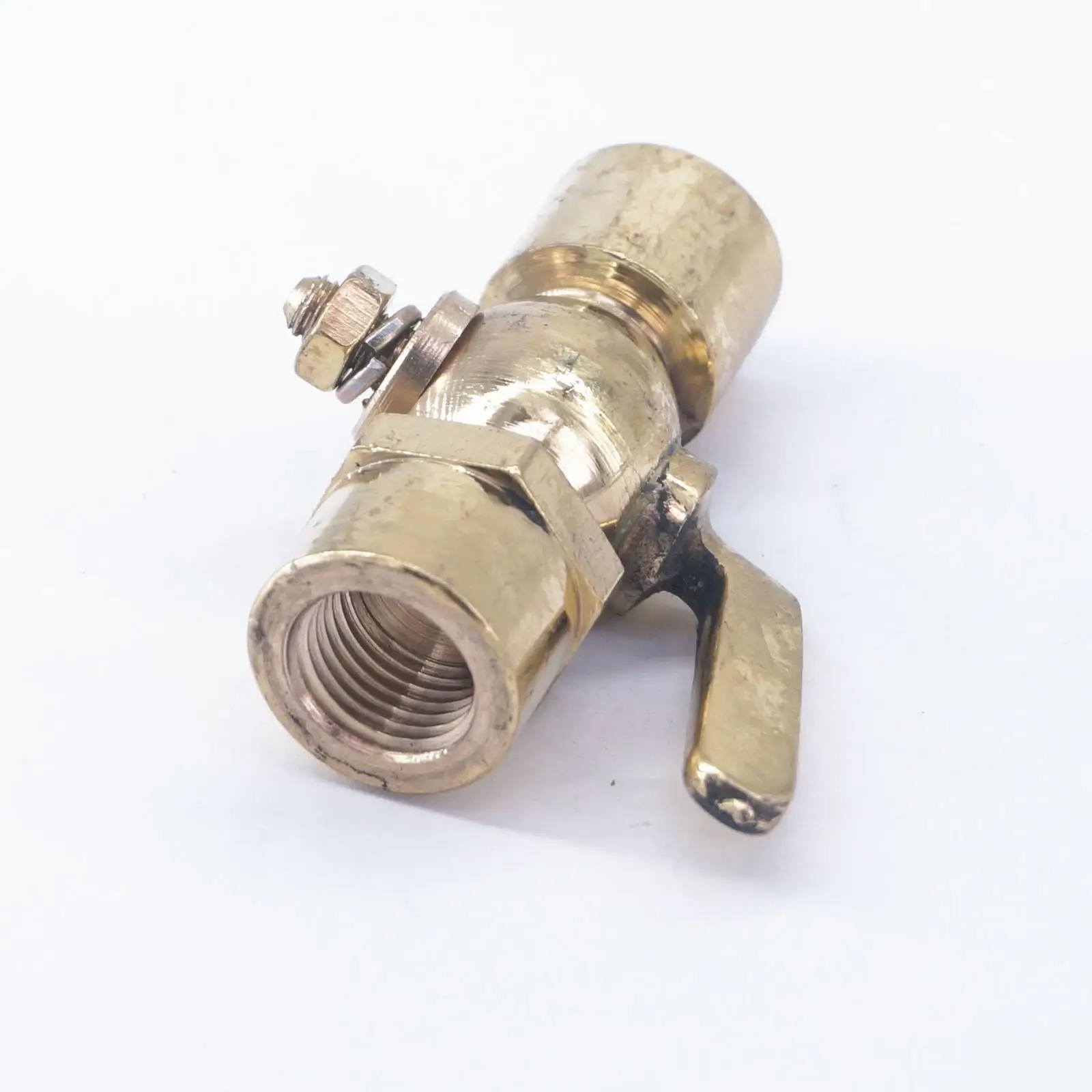 Латунный сливной клапан petcock запорный 1/4 &quotBSP Female до 1/4&quot BSP thread для топлива газа