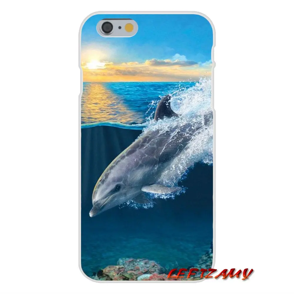 Soft Cases Cover For Xiaomi Redmi Note 6A MI8 Pro S2 A2 Lite Se MIx Max 2 3 F1 Oneplus 6T Sunset And Jumping Dolphin ocean | Мобильные