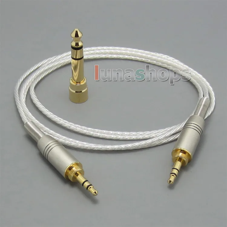 Посеребренный кабель для наушников LN004786|silver plated headphone cable|headphone cablesilver cable |