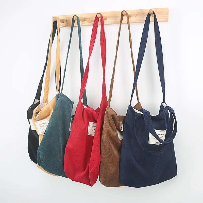 YILE осенне-зимняя однотонная Вельветовая сумка-мессенджер на плечо с 3 лямками 6