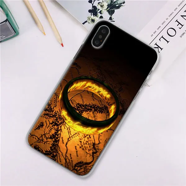 01 Чехол для телефона Хоббит Властелин колец для Apple iPhone 7 8 Plus 6 6s Plus X XS XR XS MAX 5 5S чехол для телефона - Цвет: 01