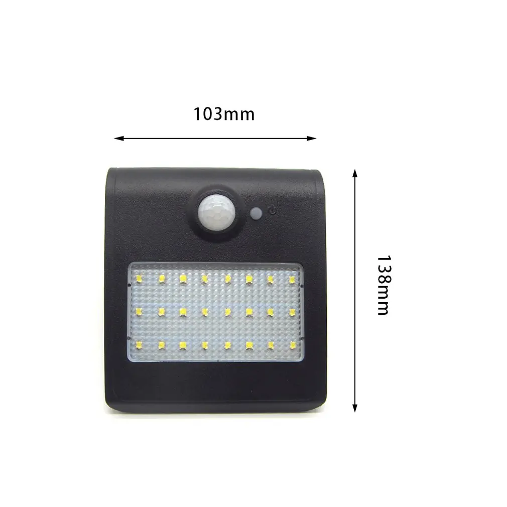 24 светодиодный наружный индукционный садовый светильник энергосберегающий