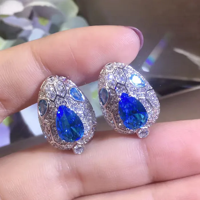 Модные дизайнерские Медь Jewelry 3A Цирконий партия серьги | Украшения и аксессуары