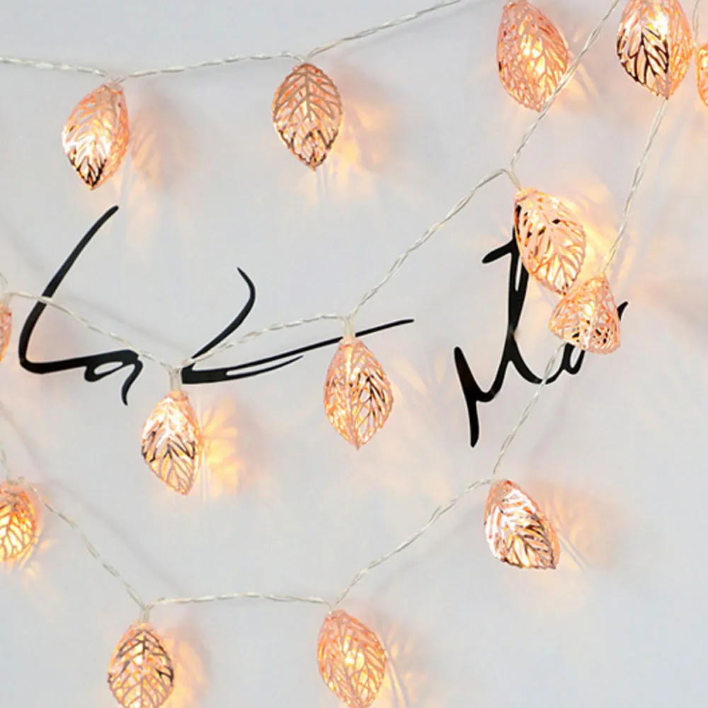 2 м 10 LED наружный светодиодный железный лист шпагат сказочная гирлянда с батареей
