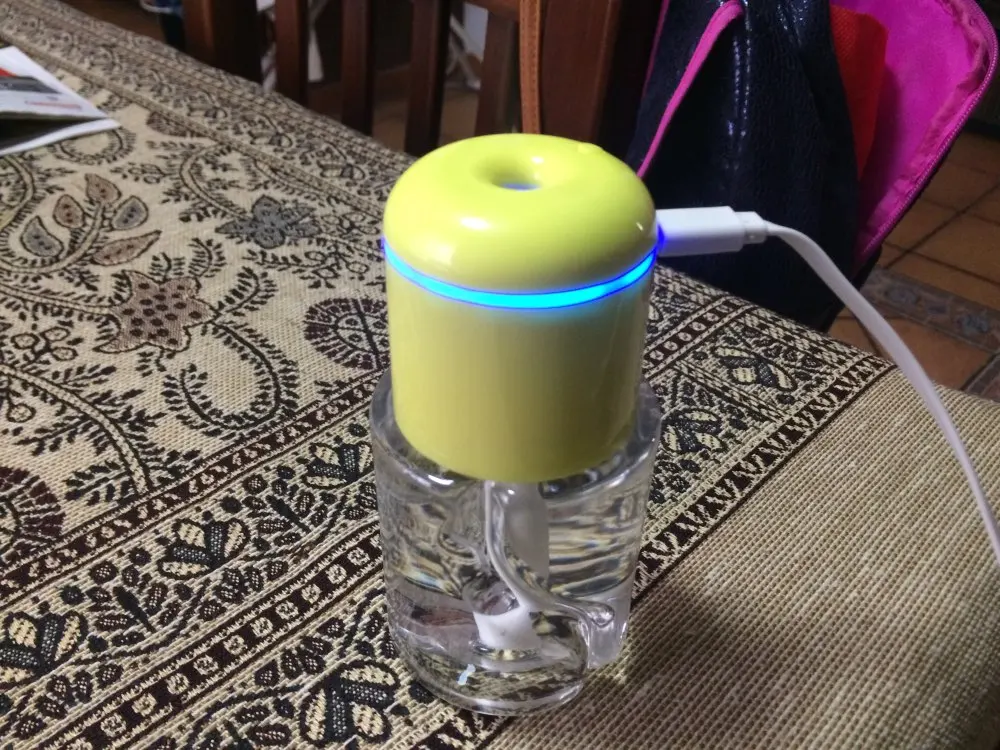 Лидер продаж крышки бутылки воды увлажнитель мини Портативный USB 5 в машину, Ароматический диффузор в машину, паровой диффузор для эфирных масел, туманный распылитель, фоггер