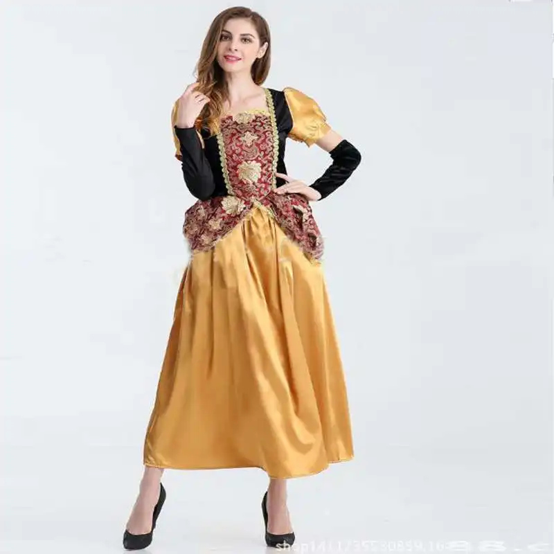 Костюмы для косплея на Хэллоуин новый игровой костюм Европейский палаццо одежда