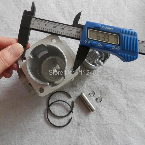 Набор цилиндров 44 мм подходит для триммера ROBIN NB500 ZYLINDER с набором поршневых колец