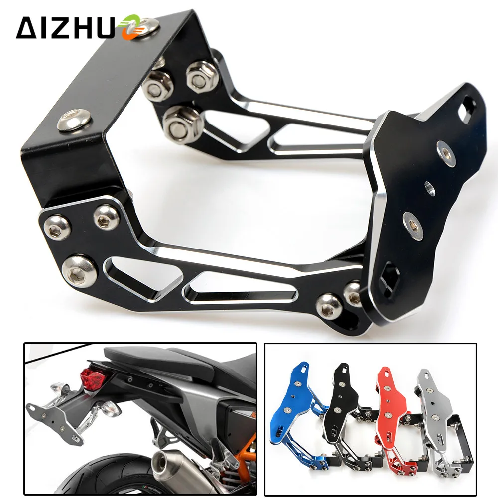 Держатель номерного знака мотоцикла для kawasaki z650 zzr 400 ninja 650 versys z125 z1000sx z 900 z750r