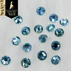 Хрустальный замок, Аквамариновый верх, стразы горячей фиксации, роскошный стеклянный камень, блестящий цвет, цвет голубой, стразы горячей фиксации для творчества, дизайн мокатов