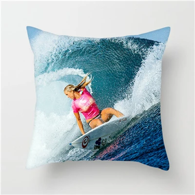Спортивная наволочка для серфинга Fuwatacchi дивана спальни дома декоративные