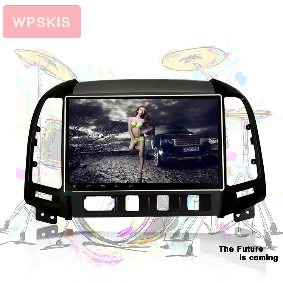 1280*720 Octa Core android 10 0 6G 128G автомобильный dvd для Hyundai Santa fe 06 2007 2008 2009 2011 2012 радиоприемник