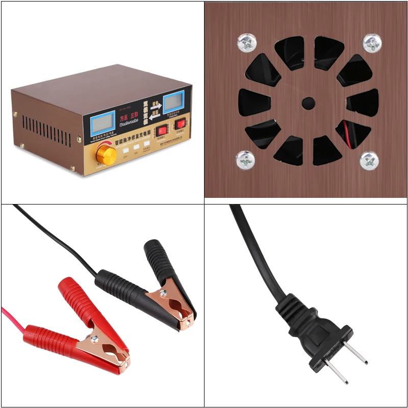 Свинцово кислотный/литиевый автоматический аккумулятор зарядное устройство 110 В