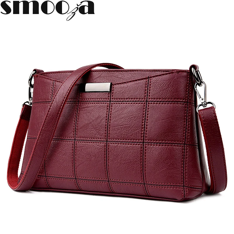 Новинка 2020 женская сумка SMOOZA кожаные сумки на плечо из искусственной кожи