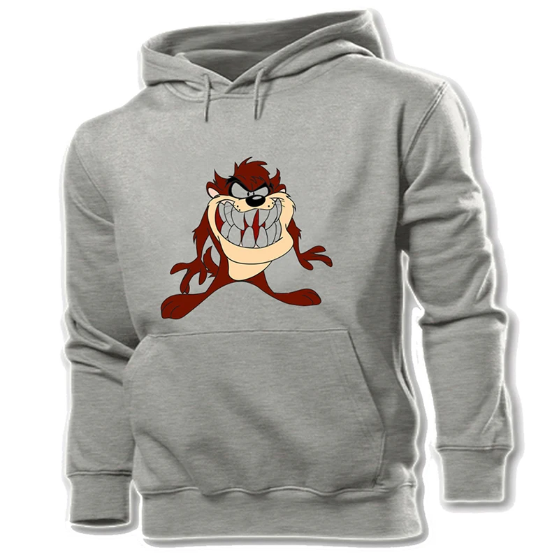 Счастливая Утка милый поросенок с изображением кота Сильвестра Looney ttes Hungry Taz Mania Марсианская Женская толстовка с капюшоном пуловер с капюшоном - Цвет: YeWM1346G