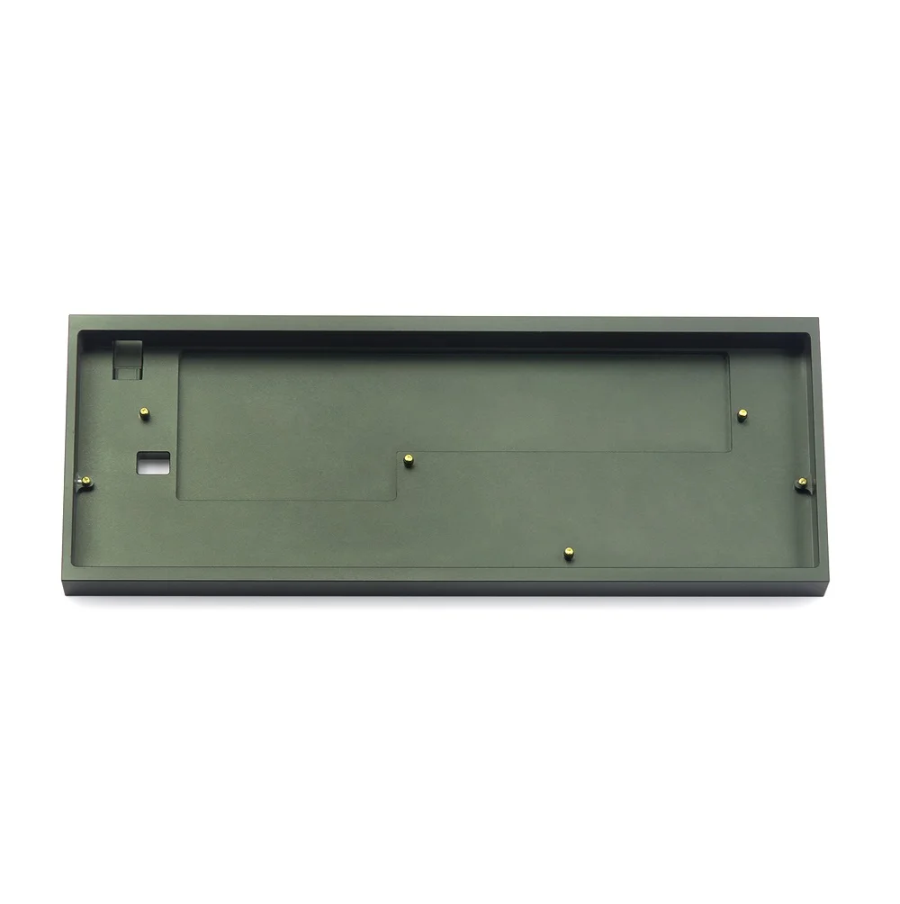 DARK GREEN Case Полностью собранная клавиатура TOFU 60% с DZ60 PCB Aliaz/Zealios/Tealios переключатели с использованием вишневых стабилизаторов whithout keycaps - Цвет: DARK GREEN Case