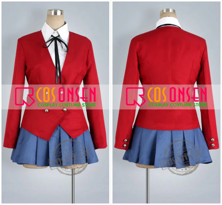 Костюм для косплея ONSEN тигровый Дракон Toradora Taiga Aisaka школьная форма любого размера