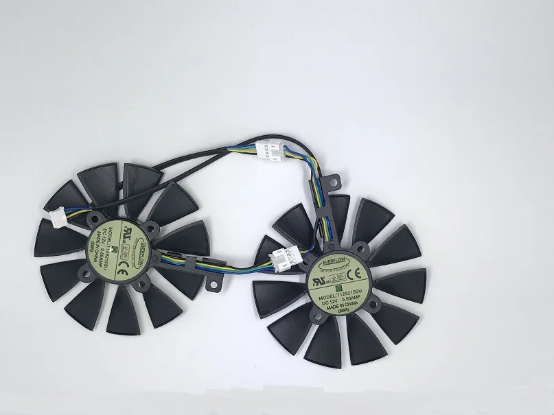 Компьютер VGA gpu кулер видеокарта 85 мм вентилятор t129215su для ASUS ROG STRIX видеокарты