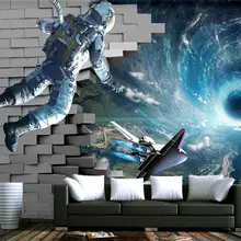 Пользовательские 3d фото обои для гостиной настенные астронавт и
