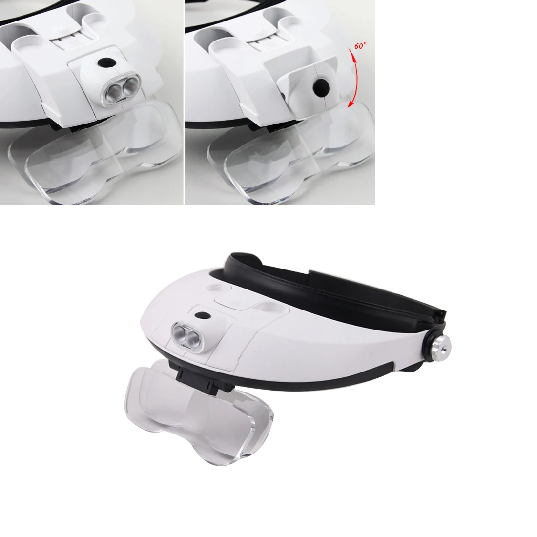 Полезная повязка на голову 5 линз бинокль лупа для третьей руки ремонта ювелирных